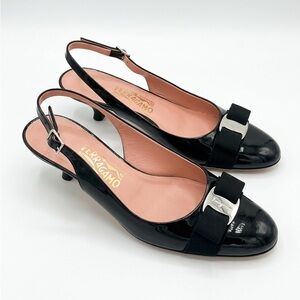 Salvatore Ferragamo Slingback Pumps as is